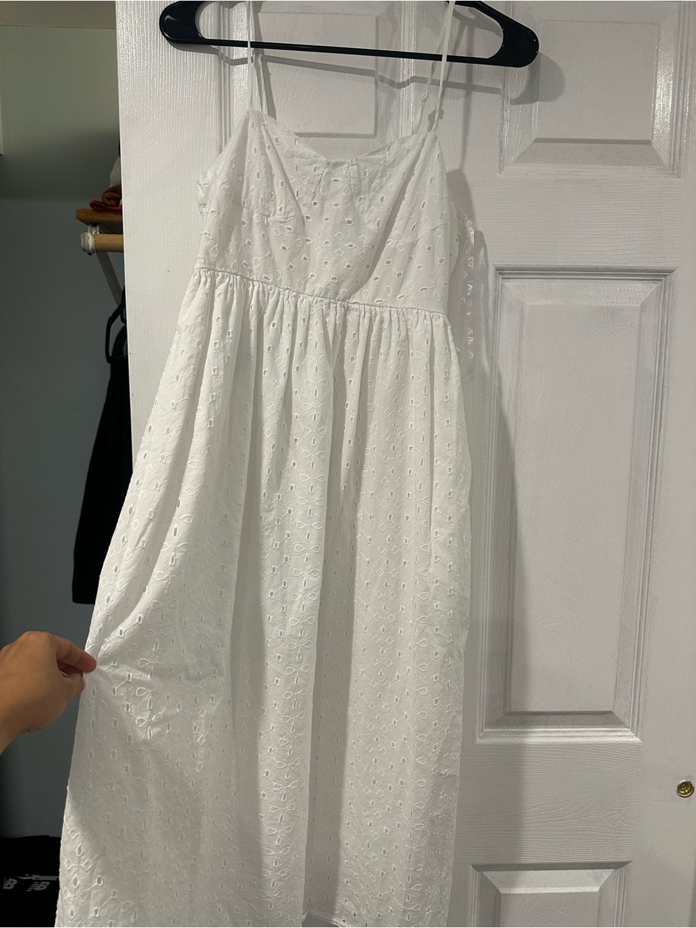 a new day White Eyelet Maxi Sundress with Spaghetti Straps